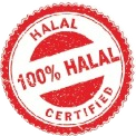 100% Halal Certified